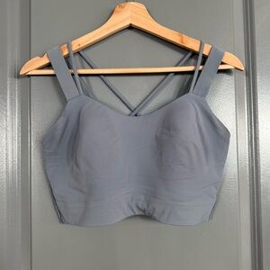 Lululemon Like A Cloud Solar Gray D/DD Cup Sports Bra Size 10